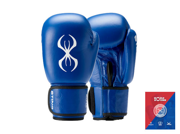 Sting England Boxing Approved Competition Gloves Blue